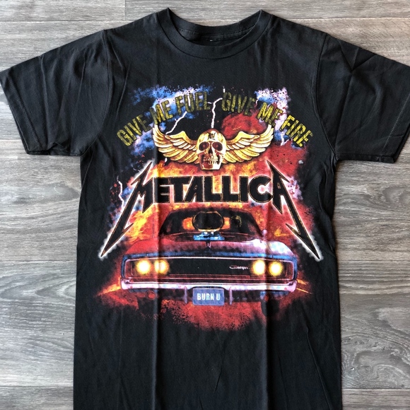Deftones Shirt Metallica Fuel T-Shirt Für Männer – Charcoal